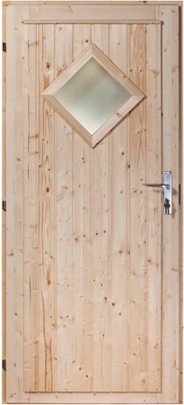 Etuovi Mänty/Kuusi 10x21 - 94x207cm ('Diamond' ikkuna, vasemmalle)
