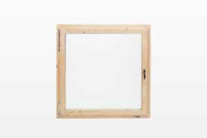 PUUIKKUNA 12X12 (1190X1190MM), Kääntyvä ja sisäänpäin kallistettava, vasen käsi. 12mm pakettilasi