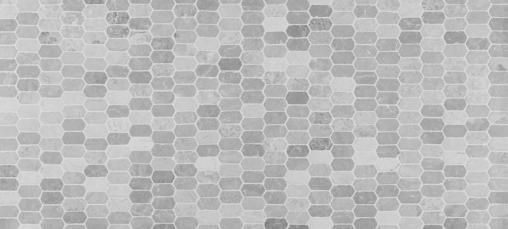 Picket 30x60mm Light Grey marble